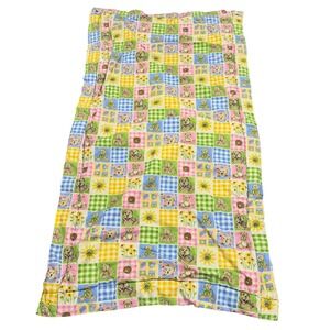 Vintage Boyds‎ Bears Handmade Quilt Blanket 62x35 Teddy Bear Nursery Throw